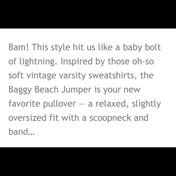 WILDFOX TRI-BOLT BAGGY BEACH JUMPER GUAVA COUTURE SWEET ESCAPE PEACH SWEATSHIRT - Picture 6 of 7